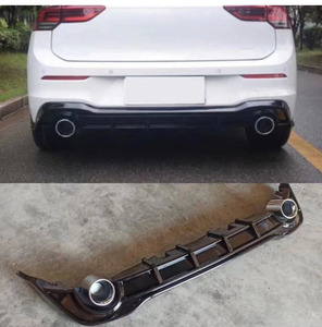 Diffuseur arrière de voiture Excellent diffuseur de pare-chocs arrière Lèvre arrière pour <span class=keywords><strong>VW</strong></span> <span class=keywords><strong>Golf</strong></span> 8 MK8 2021 <span class=keywords><strong>2022</strong></span> 2023 2024 à GTI CLUBSPORT style - Product Image 5