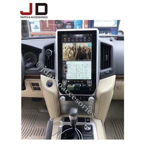 Lecteur dvd de voiture 13.6 pouces android 9.0, navigation gps pour land cruiser LC200 2008 -2015 tesla écran stéréo auto CARPLAY - Product Image 2