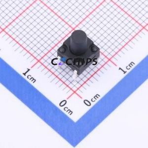 TSG001A08526A Tactile Switch Through hole Component (THT) Switch Round Button 2.6N Through Hole 6.15mm - Product Image 1