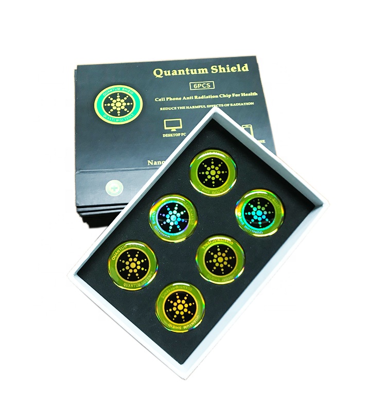 Лучший стикер EMF для защиты сотового телефона, 6 шт. в упаковке, блок 100%, защита от излучения EMF EMR, защитная наклейка без сигнала 5G