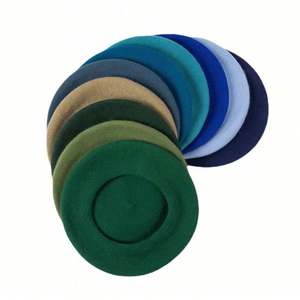 Béret en laine 100% pour femme et homme, broderie personnalisée de haute qualité, vente en gros - Product Image 3