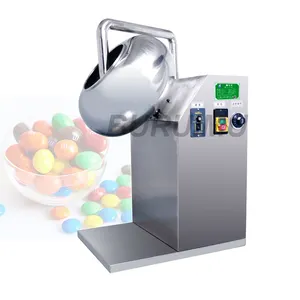 Candyland Pinda Chocolade Suiker Coating Machine Rvs Candy Coater Machine