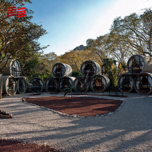 Los tubos de cemento transformados en cabañas independientes son experiencias únicas instalaciones de alojamiento de arte público - Product Image 5