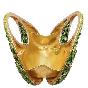 Bolso de Noche Floral de Cristal de Lujo para Mujer, Cartera de Mano con Asa Superior y Pedrería para Boda o San Valentín - Product Image 4