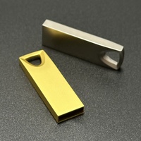 Unidad Flash USB de Metal de Alta Calidad de 16 GB con Diseño Resistente a Arañazos para Regalos Empresariales, Almacenamiento de Datos de Oficina y Promociones