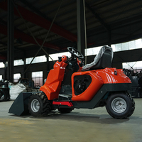 Cina vendita calda pale ruote Euro 5 CE EPA giardino Mini telescopico idraulico Mini Loader fattoria multifunzionale 3 ruote Loader