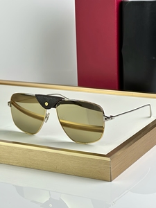 2025 nouvelle marque concepteur Double pont en <span class=keywords><strong>cuir</strong></span> garni Aviation lunettes de soleil femmes hommes alliage cadre pilote lunettes de soleil - Product Image 2