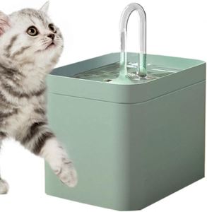 Fontaine à eau pour chat avec filtre automatique, USB, électrique, silencieuse, bol à eau pour chat, 1,5 L, filtre à recirculation, distributeur d'eau pour animaux de compagnie - Product Image 3