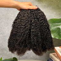 Tissage Cheveux Naturel Vietnamiens Humain Kinky Coily 4c Bundles Cuticule Aligné Trame de Cheveux 4b 4c Afro Kinky Bundles de Cheveux Humains