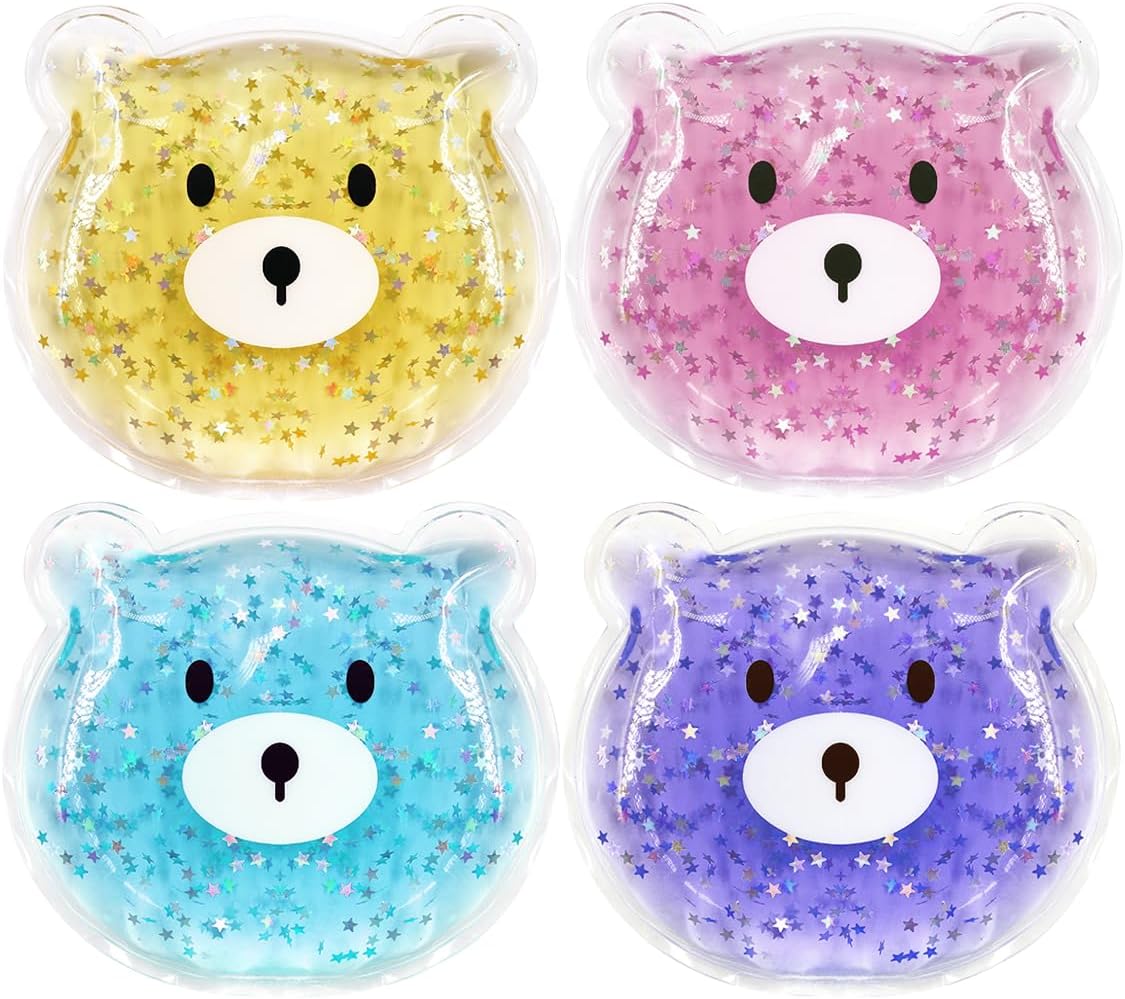 Cute Children Reusable Gel Ice Pack for Kids Injuries Fever Headaches-Boo Boo Ice Pack