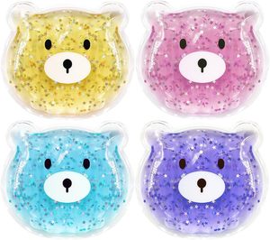 Paquete de hielo de gel reutilizable para niños lindos para niños Lesiones Dolores de cabeza de fiebre-Paquete de hielo Boo - Product Image 1