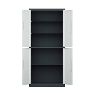 Customized Modern Design Metal <b>Storage</b> Cabinet 4-Swing Door Steel <b>File</b> Cupboard for Office & School Space Saving - Product Image 4
