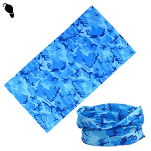 Ready to ship breathable elastic bandana quick dry buffs fishing sun protection face cover neck gaiter