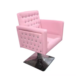 Chaise de coiffeur rose pour salon de <span class=keywords><strong>coiffure</strong></span>, équipement de salon de <span class=keywords><strong>coiffure</strong></span>, chaise de <span class=keywords><strong>coiffure</strong></span> pour femmes et miroir - Product Image 2