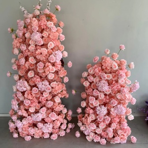Arco <span class=keywords><strong>de</strong></span> Flores Artificiales <span class=keywords><strong>de</strong></span> Seda en Capas, Decoración para Bodas y Fiestas, Económico - Product Image 5