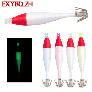 Señuelo de pesca YJL184 de 7cm y 8g, que brilla en la oscuridad, para pesca en el fondo del mar, cebo artificial de pulpo con anzuelo, para peces de agua salada. - Product Image 2