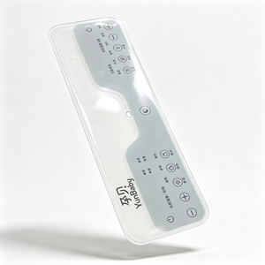 Panel de Control Personalizado OEM para Preparador de Alimentos para Bebés, Membrana Adhesiva de PVC/PC para Pantalla, Impresión Serigrafiada y Corte - Product Image 1