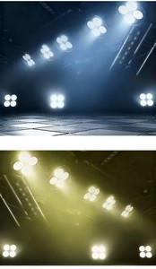 Projecteur LED matriciel rétro à <span class=keywords><strong>4</strong></span> faisceaux, design modulable, 100W RGB, contrôle DMX512 réglable, indice de protection IP20, pour DJ/club/fête/scène KTV - Product Image 5
