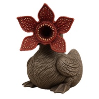 Petite statue en résine de canard monstre effrayant, décoration pour la maison, le bureau, la bibliothèque