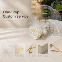 Boîte à dragées personnalisée en acrylique transparent de luxe pour mariage, Nikkah, cadeau sucré, cadeau de mariage en acrylique, chocolat personnalisé pour les invités