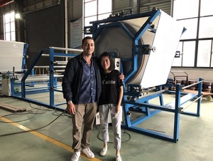 Cuoio dell'unità di elaborazione per schiuma/spugna a base d'acqua della <span class=keywords><strong>colla</strong></span> della macchina per la copertura del sedile dell'automobile - Product Image 4