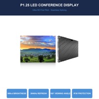 Pantalla LED a Todo Color P1.25 para Sala de Conferencias y Centro de Comando con HDR10, Brillo de 800CD y Ángulo de Visión de 160°