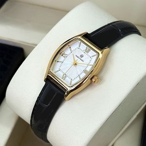 Women's wristwatch with luxurious and elegant <b>bucket</b>-shaped small dial, featuring a casual and fashionable style. - Product Image 4
