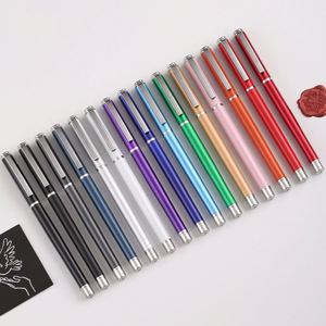 Customizable Logo Business Metal Gel <b>Pen</b> High Quality Promotional Branded Ballpoint <b>Pen</b> 0.5mm Black Blue <b>Refill</b> Gel Ink <b>Pens</b> - Product Image 5