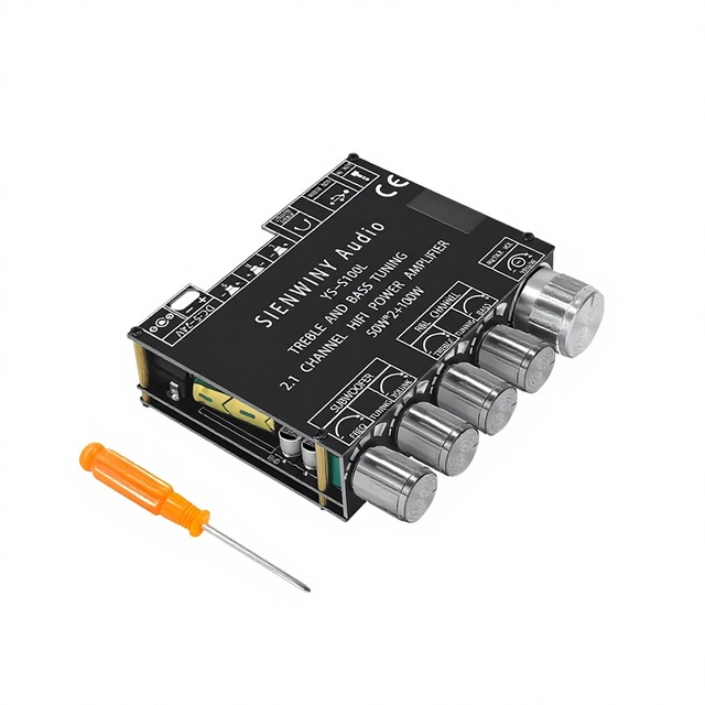 YS-S100L 2.1 Channel for Audio Power Amplifier Board Module High and Low Tone Heavy Subwoofer Made in China