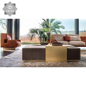 Table d'angle de canapé du salon style nordique, petite table basse, moderne, élégante, légère, en tissu de luxe, basse, <span class=keywords><strong>meuble</strong></span> de thé, d'appartement - Product Image 4