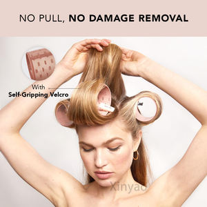 Rodillos <span class=keywords><strong>térmicos</strong></span> de cerámica grandes con logotipo personalizado, rodillos de <span class=keywords><strong>pelo</strong></span> de autoagarre para aspecto de soplado, <span class=keywords><strong>pelo</strong></span> largo/<span class=keywords><strong>corto</strong></span> para rizos, rizadores <span class=keywords><strong>térmicos</strong></span> - Product Image 6