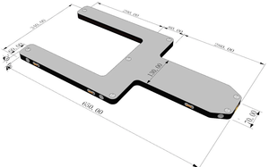 Plataforma Flotante Inflable Personalizada DWF en Forma de Y, Pontón de Amarre, Boya de PVC para Estacionamiento de Embarcaciones en Lagos y Yates - Product Image 2