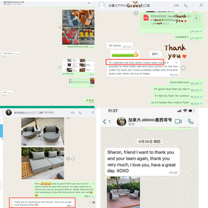 Ensemble <span class=keywords><strong>de</strong></span> meubles modernes d'extérieur, chaise ronde <span class=keywords><strong>de</strong></span> <span class=keywords><strong>salon</strong></span>, ensembles <span class=keywords><strong>de</strong></span> <span class=keywords><strong>jardin</strong></span> <span class=keywords><strong>de</strong></span> loisirs, canapé en bois <span class=keywords><strong>de</strong></span> teck - Product Image 6