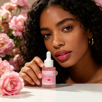 Sérum pour les lèvres rose naturel, atténue la pigmentation foncée des lèvres, lèvres douces et pulpeuses, étiquette privée, vente en gros