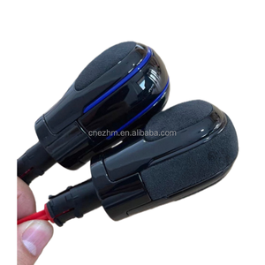 Poignée de levier de vitesse automatique de haute qualité DSG Black Warrior en daim avec finition bleue pour Volkswagen avec plateformes PQ et MQB - Product Image 2