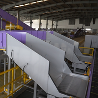Machine de tri à courroies croisées Truelisort, robuste, tri multidirectionnel pour la manutention et le tri de colis à fort volume