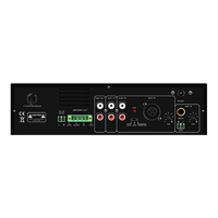 Système de sonorisation PA 1.5U Classe D USB FM Mini Amplificateur Mixeur Numérique de Bureau pour Salle, Magasin, Maison