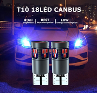 Système d'éclairage Auto 2W 12v 6000k 18smd 2014 RGB lampe de stationnement intérieure pour véhicules Para Auto ampoule Led T10 W5w 2016