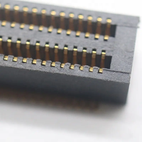 Muestras gratis espaciado 0,5 Mm 0,8 Mm 1,0 Mm macho hembra altura del cabezal 4,0 5,0 6,0 3,0 posiciones 8p-100pin conectores de placa a placa