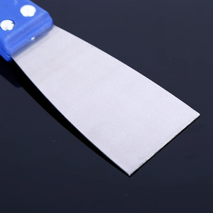 Stainless Steel <b>Putty</b> Knife Straight Blade Blue Handle Diy Tool For Painting And Scraping - Product Image 2