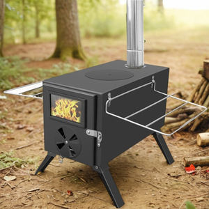 מכירה חמה קמפינג חיצוני בוער עץ תנור אוהל מברזל יצוק עתיק - Product Image 3