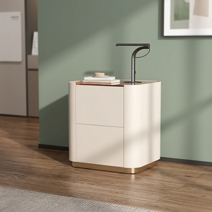 Table de chevet en bois d'usine Table de chevet en bois massif Armoire de chevet pour chambre à coucher Mobilier de maison - Product Image 3