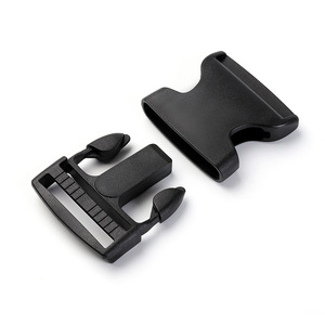 Hebilla de liberación lateral de plástico negro de 50 mm, ajustable y duradera para bolsos - Product Image 3