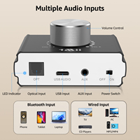 Récepteur amplificateur Bluetooth 6.0 1Mii, adaptateur audio sans fil Hi-Fi, TV PC vers enceintes, récepteur audio numérique avec contrôle du volume