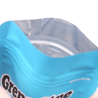 Sacs Doypack personnalisés YSH avec logo, emballage plastique 1 kg, qualité alimentaire standard allemande, sachets souples verticaux 21*27 cm pour bonbons bleus