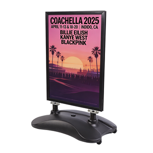 Support de signalisation extérieur portable avec base remplissable d'eau pour affichage grand format pour la promotion sur <span class=keywords><strong>trottoir</strong></span> - Product Image 4