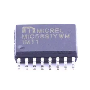 MIC5891YWM MIC5891YWM-TR asli baru Shift Register Latch Driver tunggal 8-Bit Serial ke seri paralel IC SOIC16