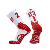 Chaussettes de sport professionnelles épaisses de qualité supérieure pour le basketball, la course à pied et l'athlétisme