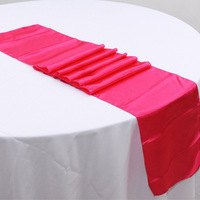 Drapeau de table pour mariage, vente en gros, banquet de mariage, fête d'anniversaire, décoration de table, table à thé transfrontalière, couleur unie simple
