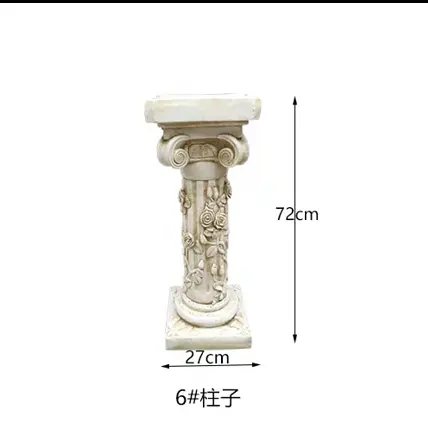 Obral Obral Cetakan Pilar Romawi Beton Cetakan Dermaga Kolom Dekorasi Eksterior